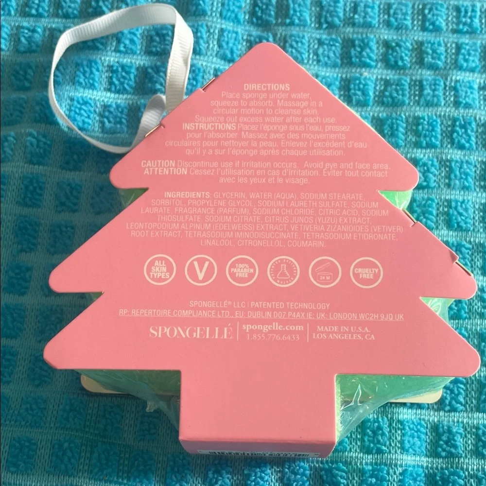 Spongelle tree shaped